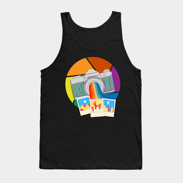 Photography Rainbow Pride Tank Top by Prideopenspaces